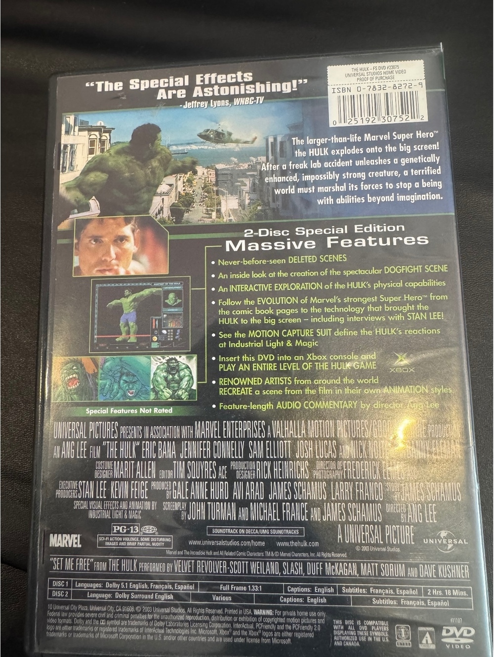 Hulk DVD - Picture 2 of 2
